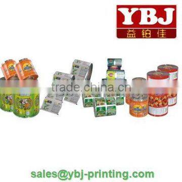 custom high quality packing film in full color
