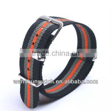 various color good quality nylon sport hook and loop watch band