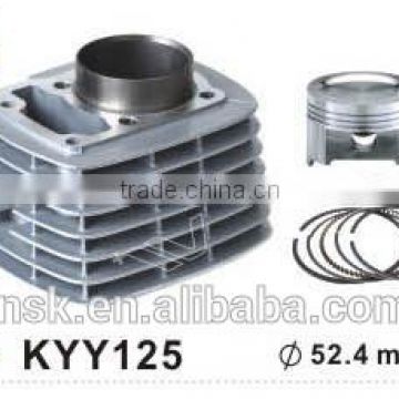 Hot Ssale and shock price Motorcycle cylinder kit(CG)MODEL KYY125 IDA52.4mm