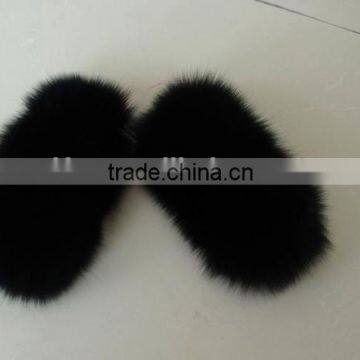 Popular Design Raccoon Fur Coat Sleeves Cuffs Fox Fur Hand Covers Ladies Coat Sleeve Decoration photo-4