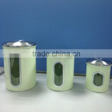 colorful 3pcs canister set