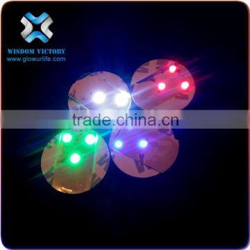 Christmas Indian Wedding Favors Wholesale Battery Operated Hot Sale Items Glow In The Dark Logo CustomPromotion Pvc Cup Coaster photo-4