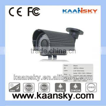 CMOS 1200tvl infrared bullet camera with OSD menu SONY 720P IR bullet Camera SONY IMX138+FH8520 IR camera with varifocal lens