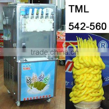 Popular Five Color Rainbow Ice Cream Machine Series