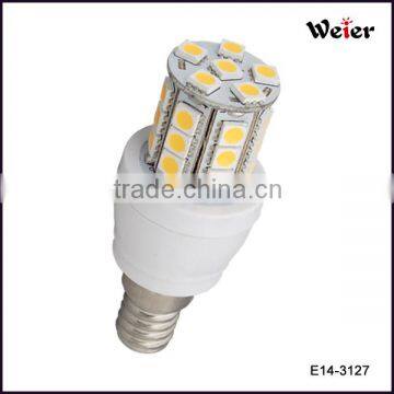 Super Light Led Jiashan RA>80 E14 5050 4W 27SMD 310-350LM Without Cover CE RoHS Approved