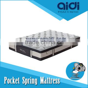 2015 NEW Product Breathable Natural Latex 7-Zone Pocket Spring Mattress