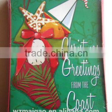 2014 boxed Christmas greeting card with envelope