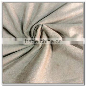 Knitted Fabric Spandex Strech Faux Suede Fabric For Sofa Curtain/ POLY96% SPAN4% photo-2