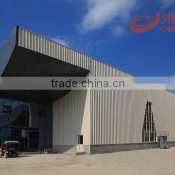 Famous prefabricated light steel structure pre engineered steel hall