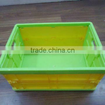 Mid plastic folding storage boxes