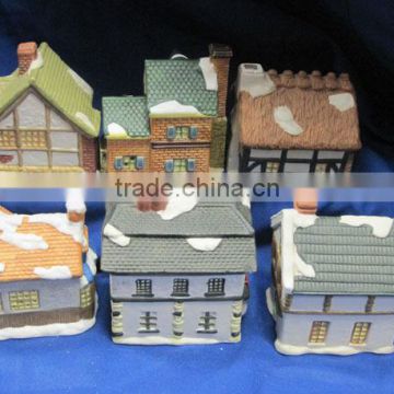 Ceramic Light Up Christmas Buildings