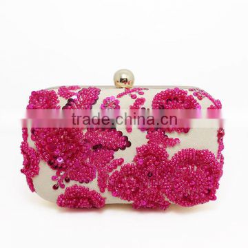 Vogue embellished clutch Beaded bag