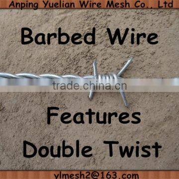 anping pvc barbed wire price list