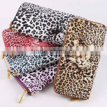 Leopard print wallet mobile phone packages