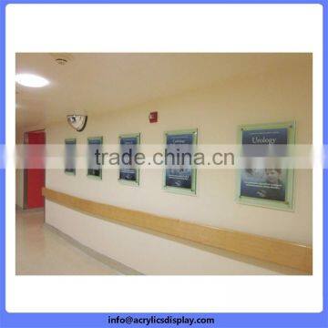 Low price High quality led wall mounted acrylic poster frames