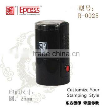 OEM Durable and Original 25mm Round Stationery Self Inking Stamp photo-4
