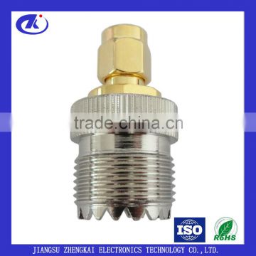 UHF FEMALE TO SMA MALE ADAPTOR