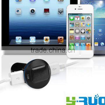 5V 2.4A Dual USB Ports Portable Car Charger for Smartphones and Tablets Pc, Fits IPhone 6S 6 Plus IPad With CE, FCC photo-2