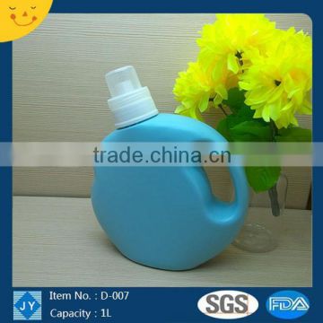 1L/1000ml HDPE round laundry liquid detergent softener bottle wholesale