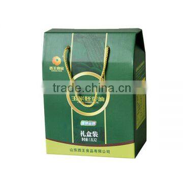 Green Packaging Box Printing for Cooking Oil