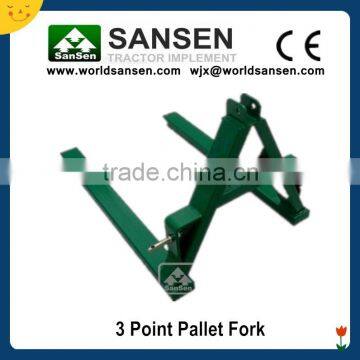 quick easy carry alls A-frame Pallet Forks for Tractors bale move 1500lbs, bale spike