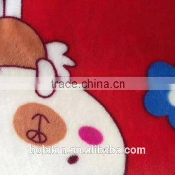 Polyester Good Handfeel Flannel Velvet for Pakistan Home Blankets With Red Velvet Flowers Perfume photo-3