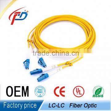 single mode simplex LC-LC fiber optic cable connector 3m