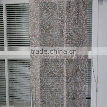 Newest European Style Digital Printed Voile Fabric Curtain
