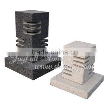 Garden granite lamp