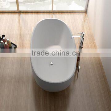 Luxurious Used Freestanding Bathtub-oval Stone Resin Bathtub,freestanding Solid Surface Bathtub photo-3