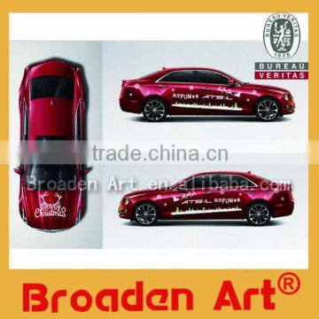 Printed self adhesive vinyl car sticker car body vinyl wrap