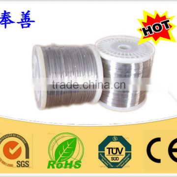 heat electric wire Copper nickel NC025 heating flat wire high resistance wire