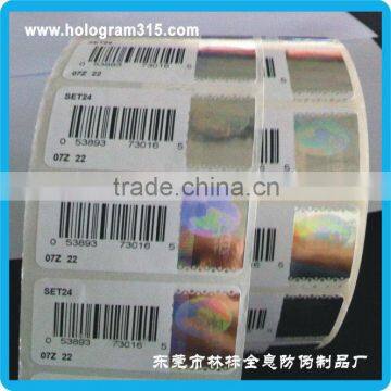 Customized cartoon holographic hot stamping plastic foil film