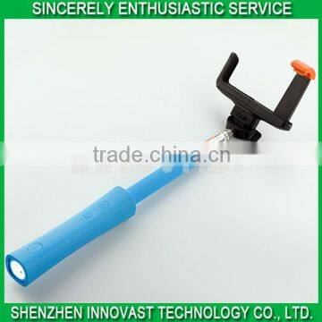 Mobile Accessories Bluetooth Shutter LED Flash Selfie Stick With Powerbank