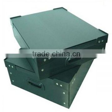 Black Corrugated PP ESD box,components box