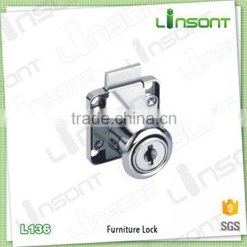 Made in china zinc alloy security locks hardware furniture fittings drawer locks