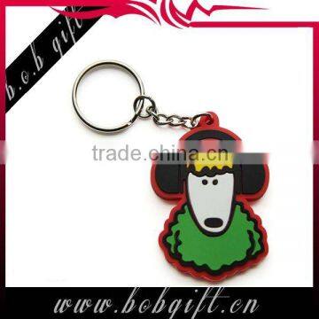 Promotional Rubber Soft PVC rubber key chain