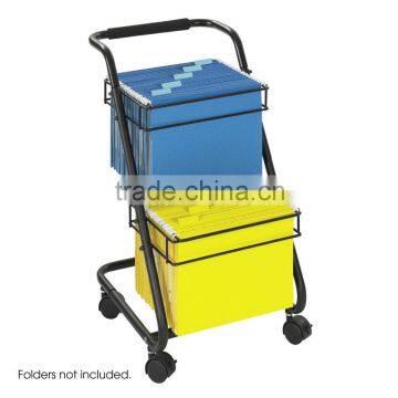 Icegreen Office Use Black Letter Size Two-tier file cart