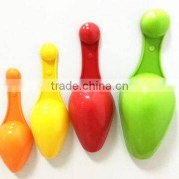 4pc Plastic Measuring Spoon With Magnet