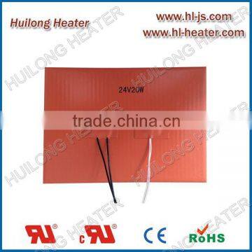 Silicone heat element with pt100 sensor