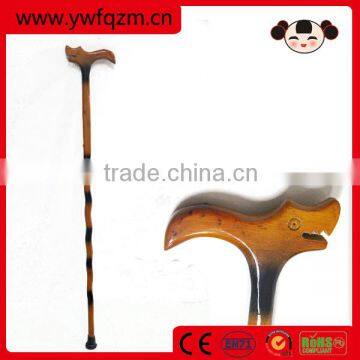 Cheap handmade wood elderly walking cane