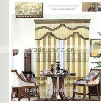 New style flower curtain design polyester