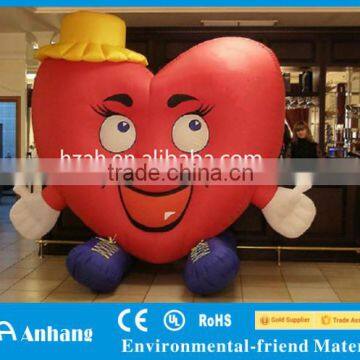 Funny Inflatable Heart Shaped for Advertising Decoration