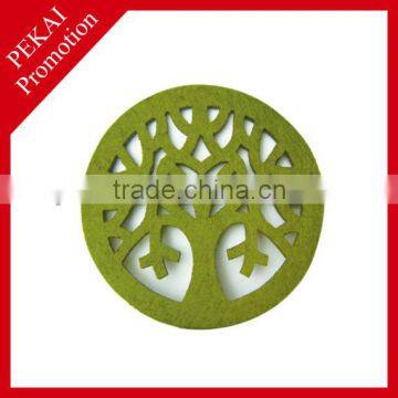 Eco-Friendly Customized Fancy Shaped Felt Coaster