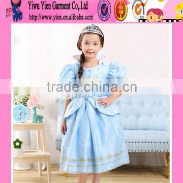 2015 fashion party hot sale Princess girl dress wholesale holiday boutique shop new christmas dress for children