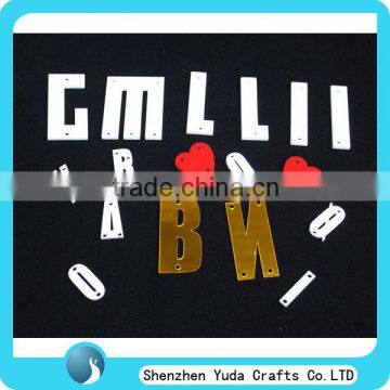 customized acrylic laser cutting letters for educational toy wall home kindergarten clothes decoration