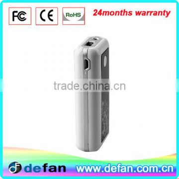 D800 5200mah ABS+UV material portable power bank multi plug head supported