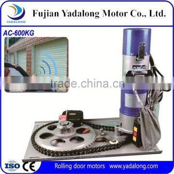 Fire proof rolling shutters motors/motorized door motor