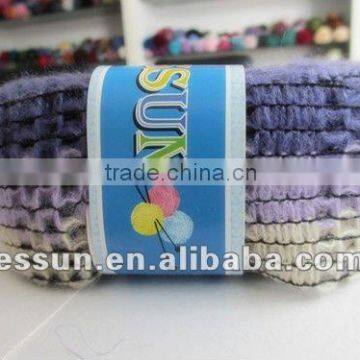 25%polyester 75%acrylic fancy knitting yarn