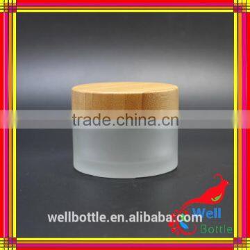 glass jar wooden lid with round glass jars and lids wellbottle wholesale